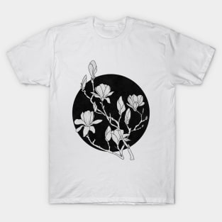 Magnolia b&w T-Shirt